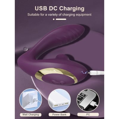 Vibrador de Doble Estimulación con 10 Niveles de Succión y Vibración - Imagen 3