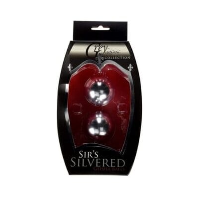 Bolas de Kegel, Sir's silvered, Grey Gasms Collection