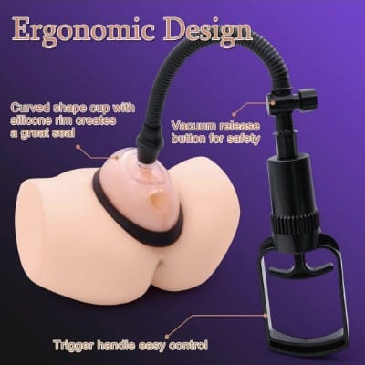 Bomba de vacío para mujer, copas de 2 tamaños - Imagen 3