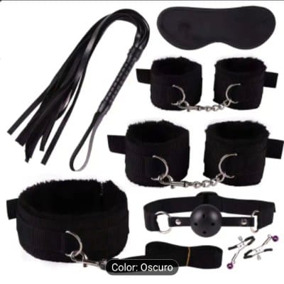 Kit de Sadomasoquismo y Bondage de 7 piezas