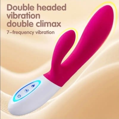 Conejo Vibrador con Calefacción – 35 Modos, Motor Dual, Silencioso y Recargable - Imagen 4