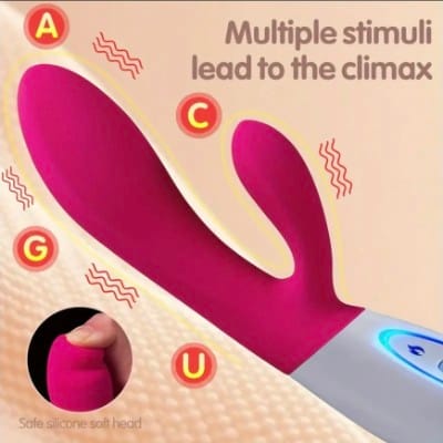 Conejo Vibrador con Calefacción – 35 Modos, Motor Dual, Silencioso y Recargable - Imagen 5