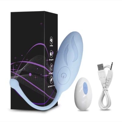 Huevo Vibrador con Control Remoto Inalámbrico – Recargable USB, Silicona Suave y Estimulación Discreta