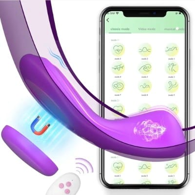 Vibrador Braga LATUNE Ellie con Control Remoto y Control por APP