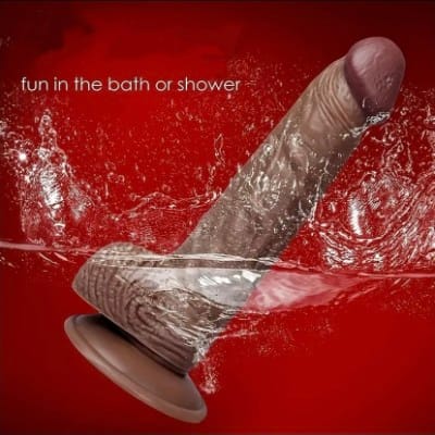 Consolador Realista de Silicona con Ventosa Potente – 18.5 cm - Imagen 3