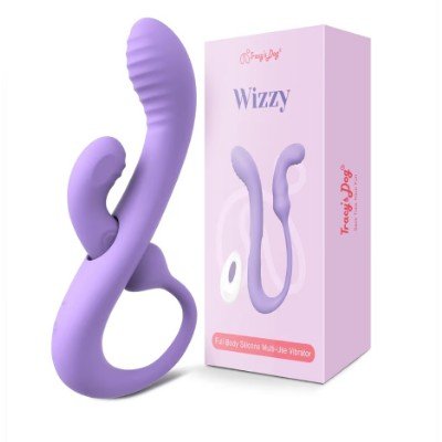 Conejo vibrador transformable 2 en 1